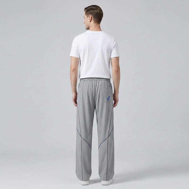 Straight-leg Ice Silk Casual Pants