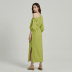 One-shoulder Tie Dress