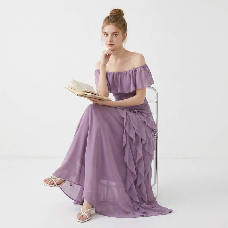 Sweet Off-shoulder Dress