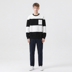 Men's Striped Loose Sweatshirt