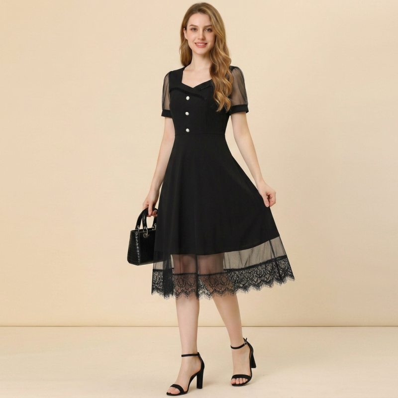 Stylish Mesh Dress