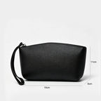 Lychee-patterned Cowhide Clutch