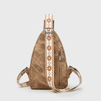 Casual Soft Leather Chest Bag