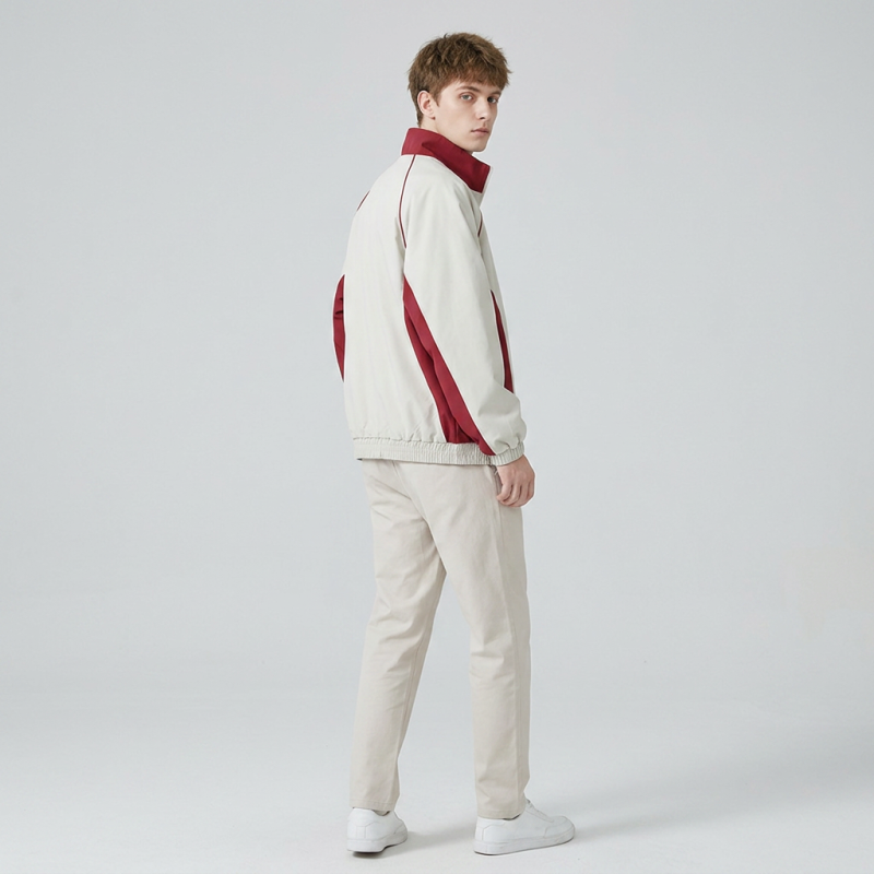 Trendy Patchwork Baseball Jacket