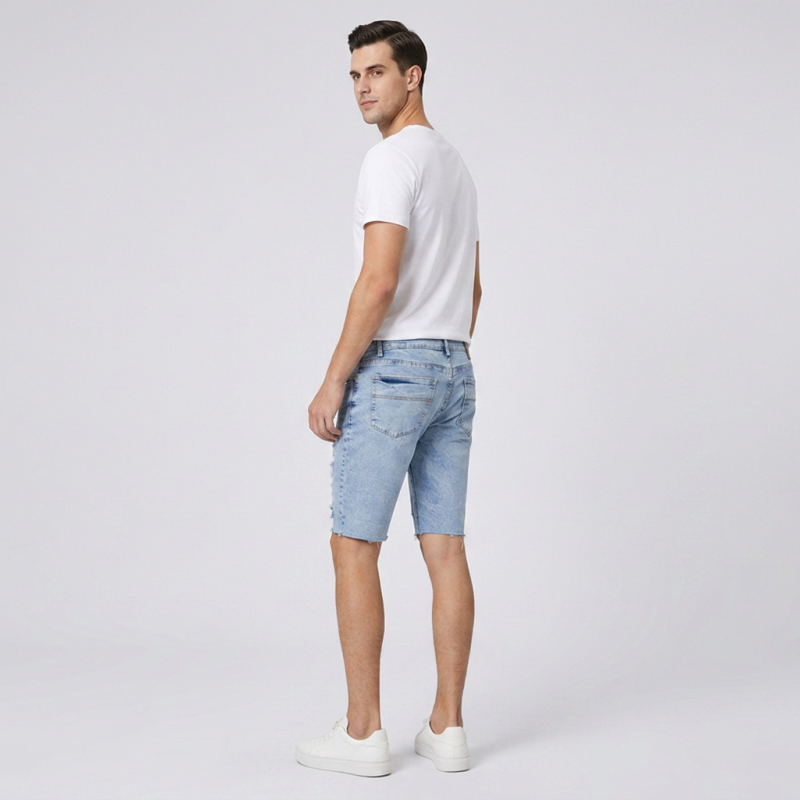 Stretch Ripped Jeans