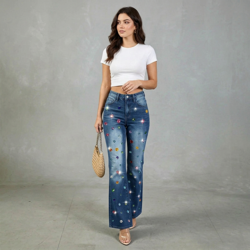 Hot-selling High-waisted Flared Pants