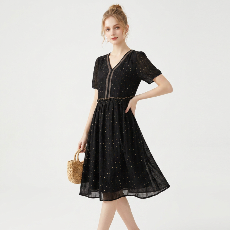 Polka Dot Elegant Dress