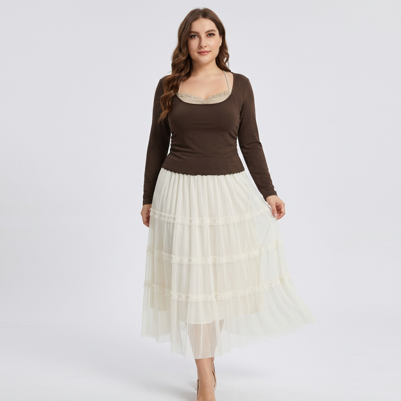 Mesh Cake Skirt
