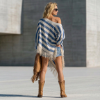 Striped Tassel Dress