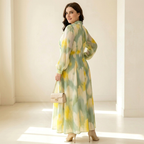 Printed Midi Dress