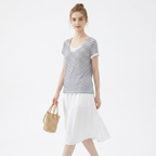 Striped Color-blocked T-shirt