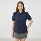 Puff Sleeve Ruffled Shirt