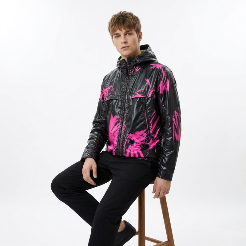 Temperature-sensitive Hooded Windbreaker