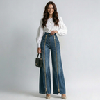 Wide-leg Jeans