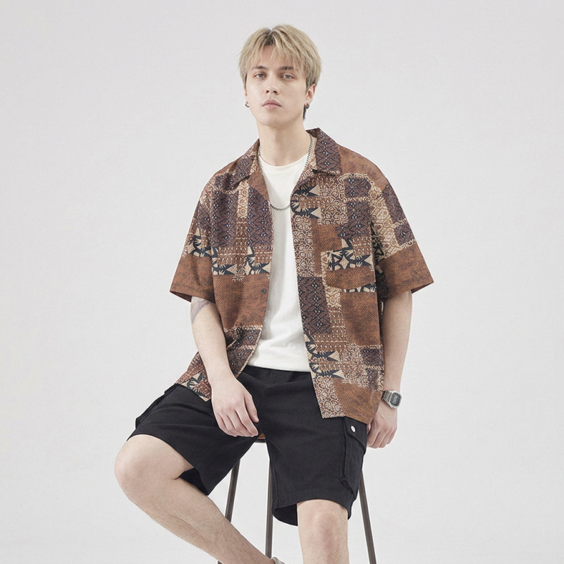 Retro Print Shirt