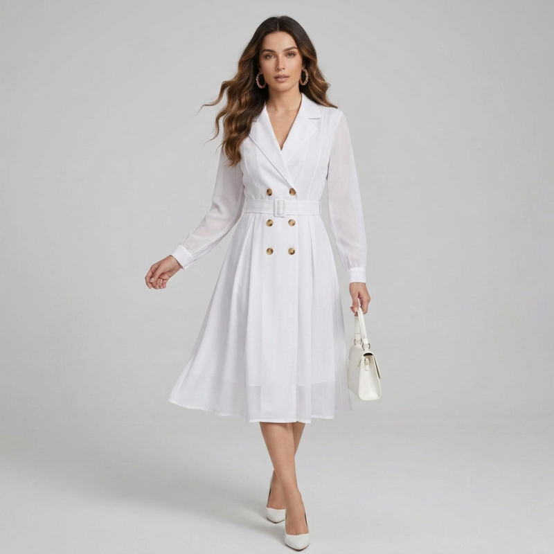 Elegant Collared Dress