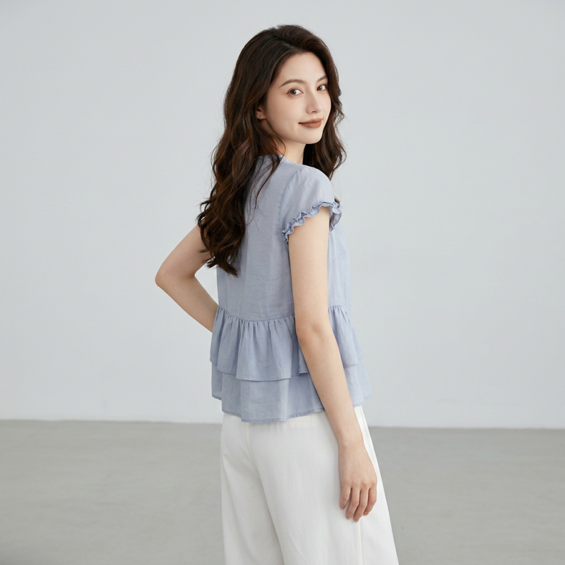 Whitening Loose Shirt