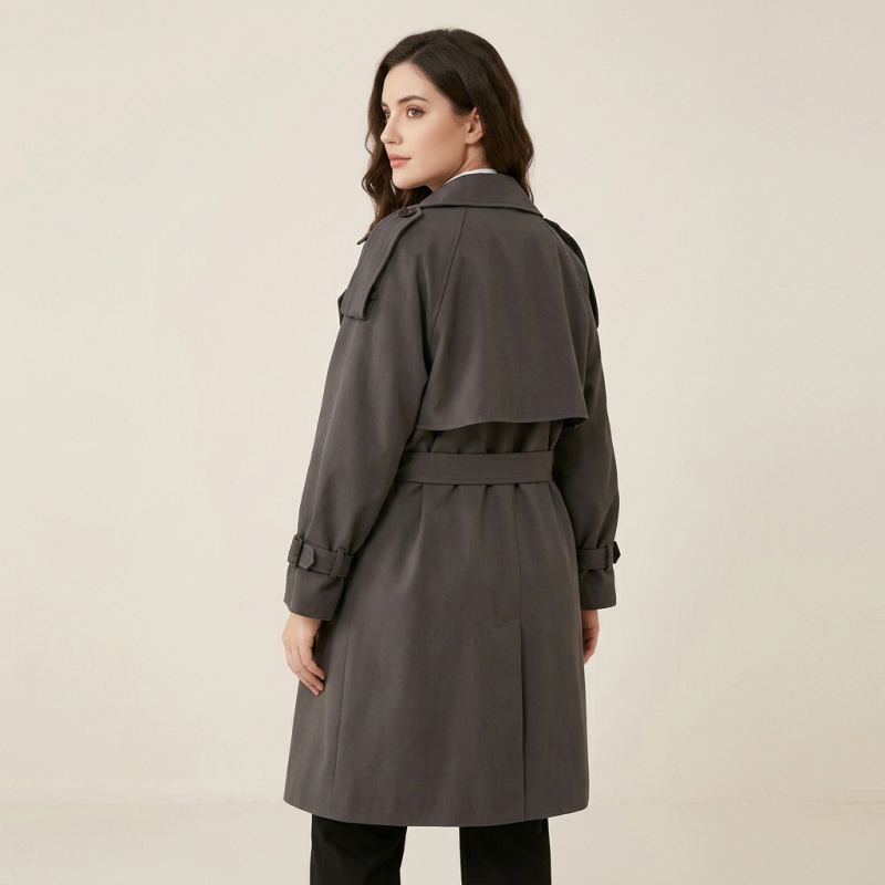 Plus-size Trendy Trench Coats