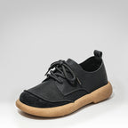 Men's Large Lace-up Leather Shoes