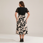 Elegant Patchwork Dress