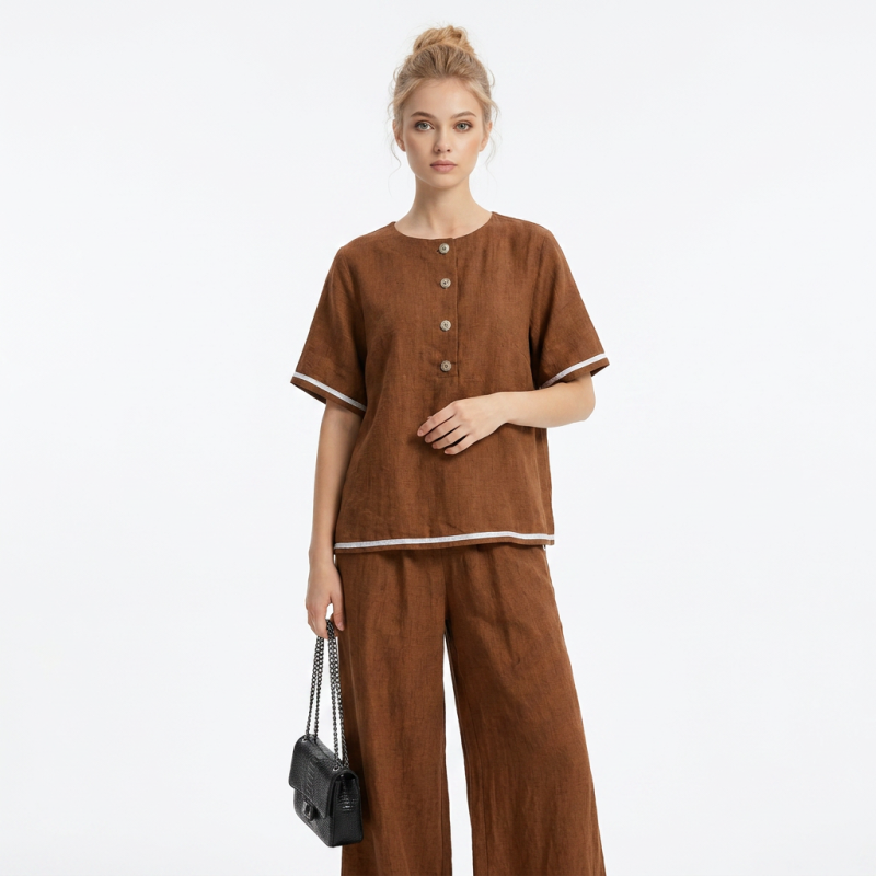 Color-blocked Retro Suit