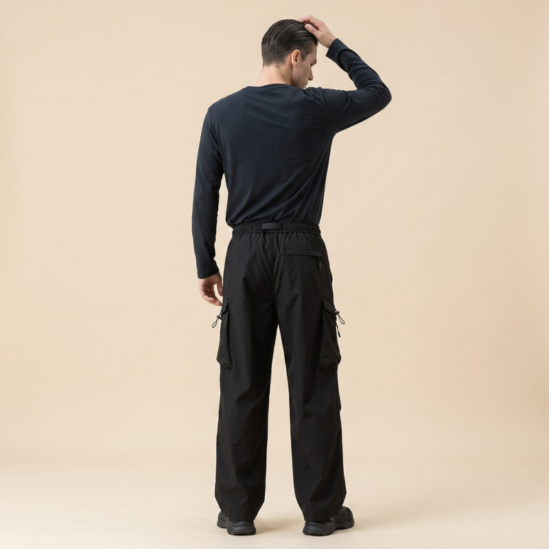 Loose-fitting Multi-pocket Cargo Pants