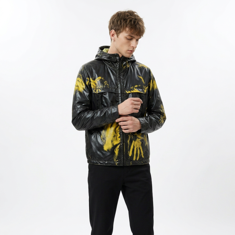 Temperature-sensitive Hooded Windbreaker