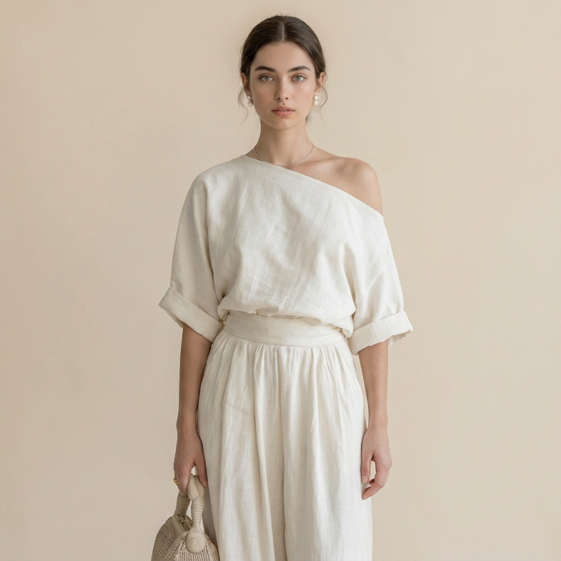 Stylish Off-shoulder Suit