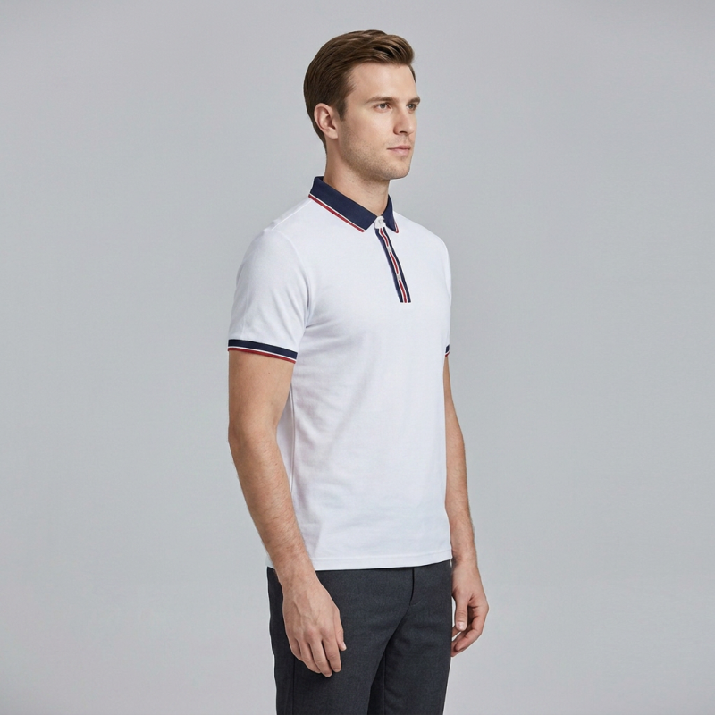 Color-blocked Polo Shirt