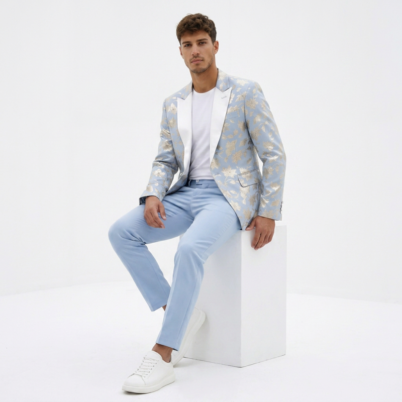 Printed Fashion Suit
