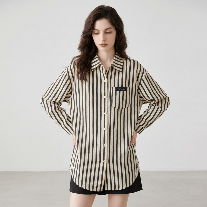 Loose Striped Shirt