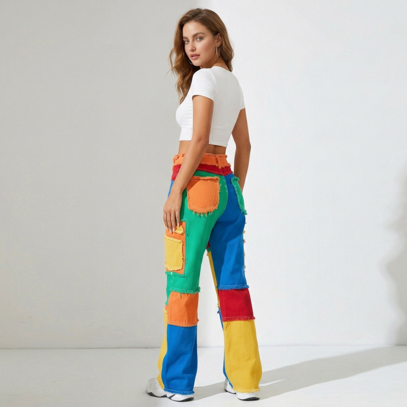 American-style Colorful Jeans