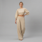 Stylish Crop Top Set