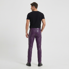 Trendy Motorcycle Leather Pants