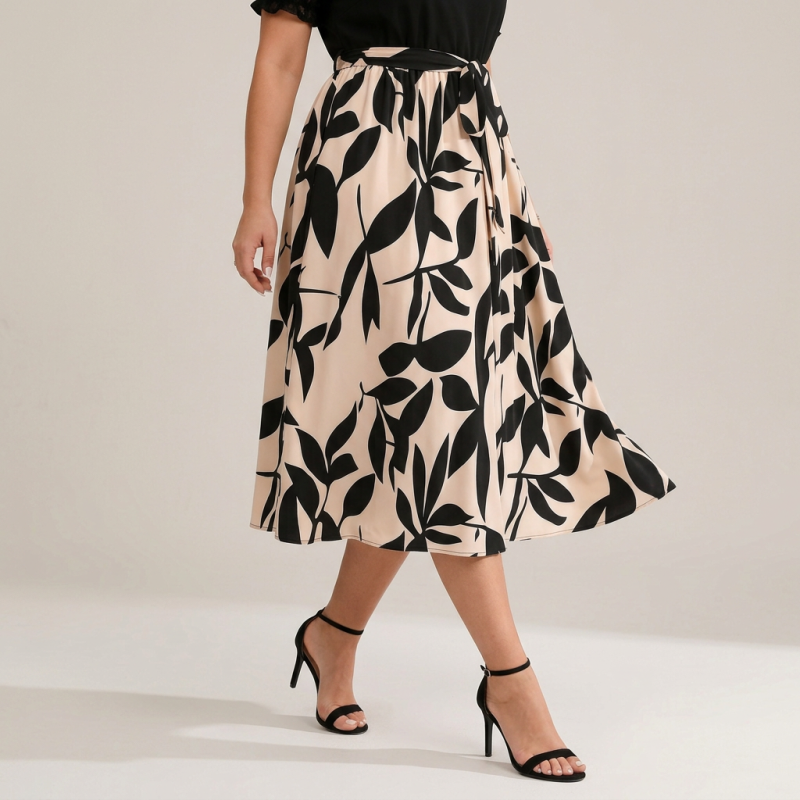 Elegant Patchwork Dress
