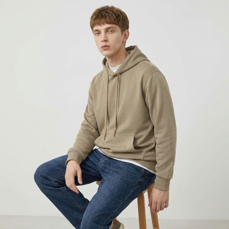 Stylish Men's Hooded Sweatshirt
