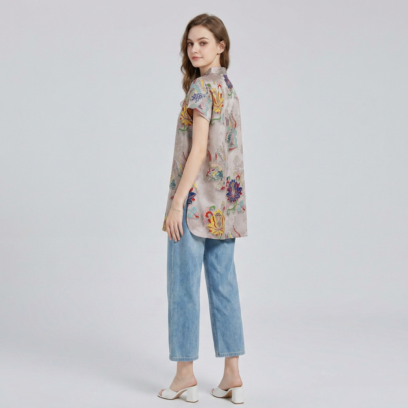 Retro-style Cheongsam Top