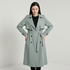 Korean Style Plus Size Trench Coat