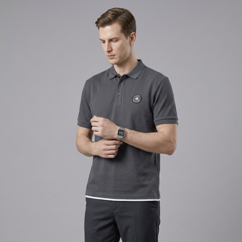 Fashionable Two-piece Polo Shirt