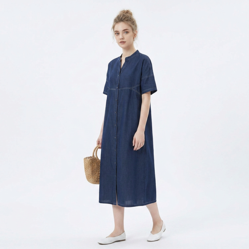 Retro Denim Dress