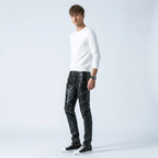 Slim-fit Fashion Leather Pants