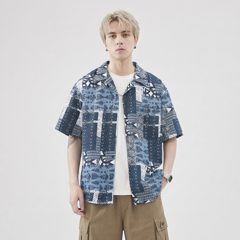 Retro Print Shirt