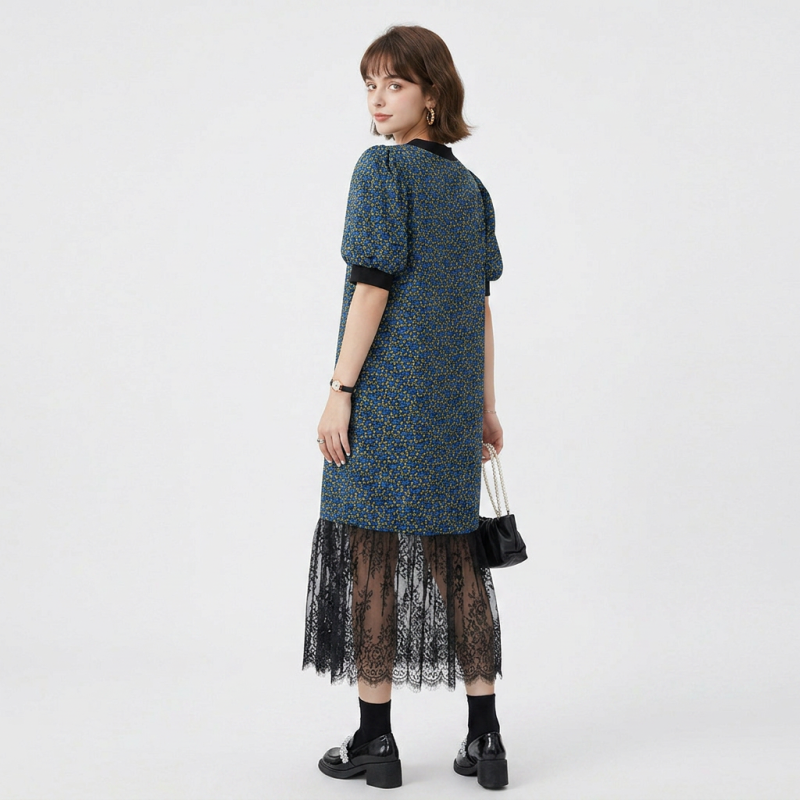 Lace Patchwork Dress