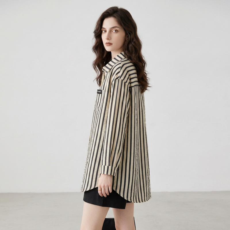 Loose Striped Shirt