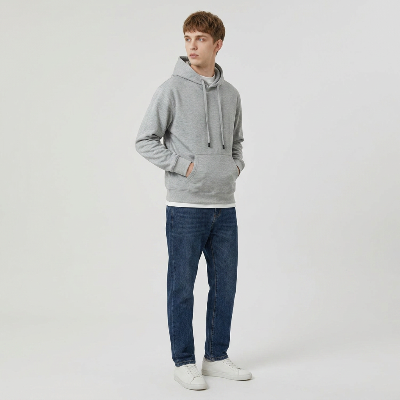 Stylish Men's Hooded Sweatshirt