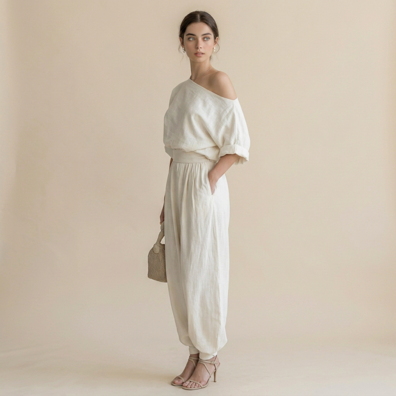 Stylish Off-shoulder Suit