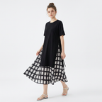 Korean Style Patchwork Dress