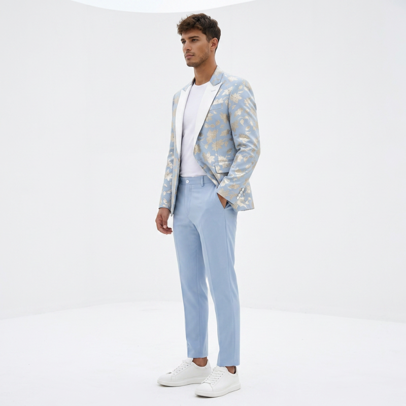 Printed Fashion Suit