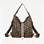 Leopard Print Multi-functional Backpack