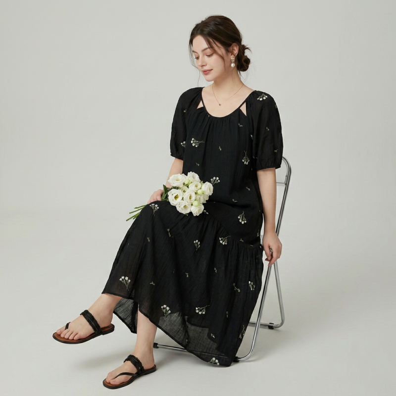 Loose-fitting Elegant Dress